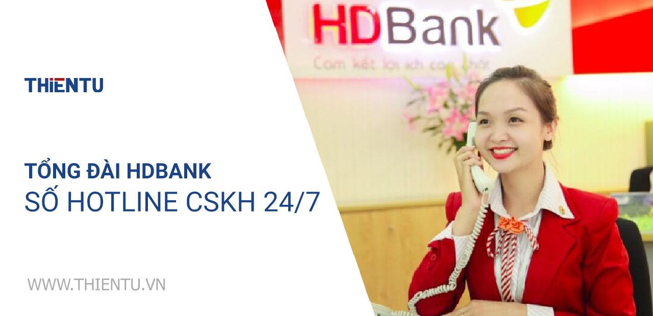 Tổng đài HDbank số hotline CSKH