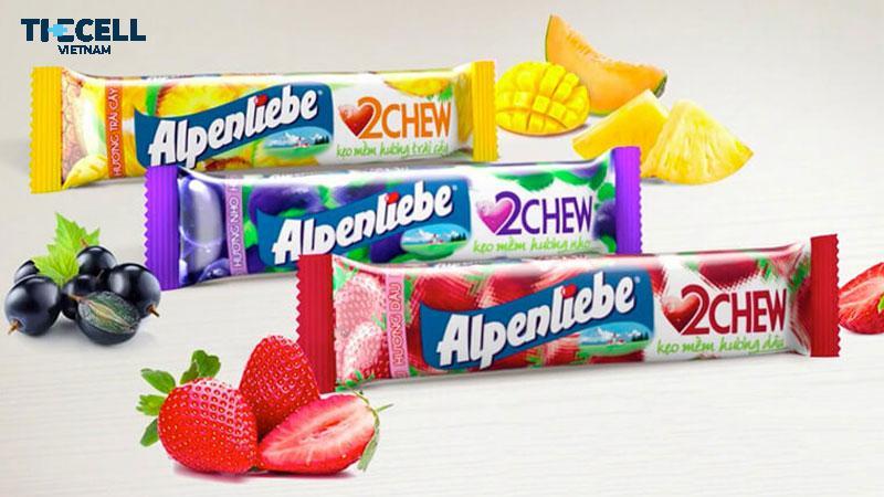 Trung bình trong 1 chiếc kẹo alpenliebe sẽ chứa khoảng 22 calo