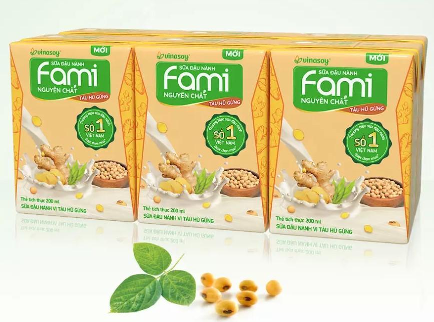 1 hộp sữa đậu nành Fami chứa bao nhiêu calo?