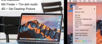 Cách đổi hình nền Macbook Air | Pro chất lượng Full HD, 2K, 4K