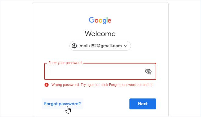 Liệu có thể lấy mật khẩu Gmail khi mất số điện thoại?