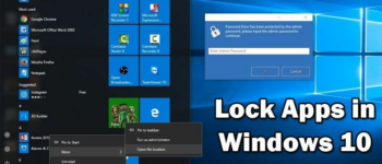 Hướng dẫn cách khóa các ứng dụng cụ thể trên Windows 10
